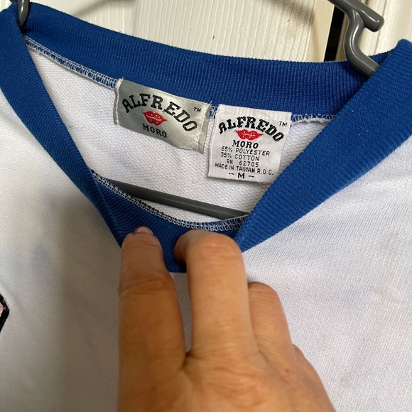 Vintage 80s. RARE Alfred Moro Art Deco Shirt. Medium - Picture 8 of 8